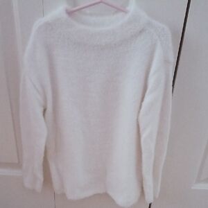 Cozy White Kids Sweater